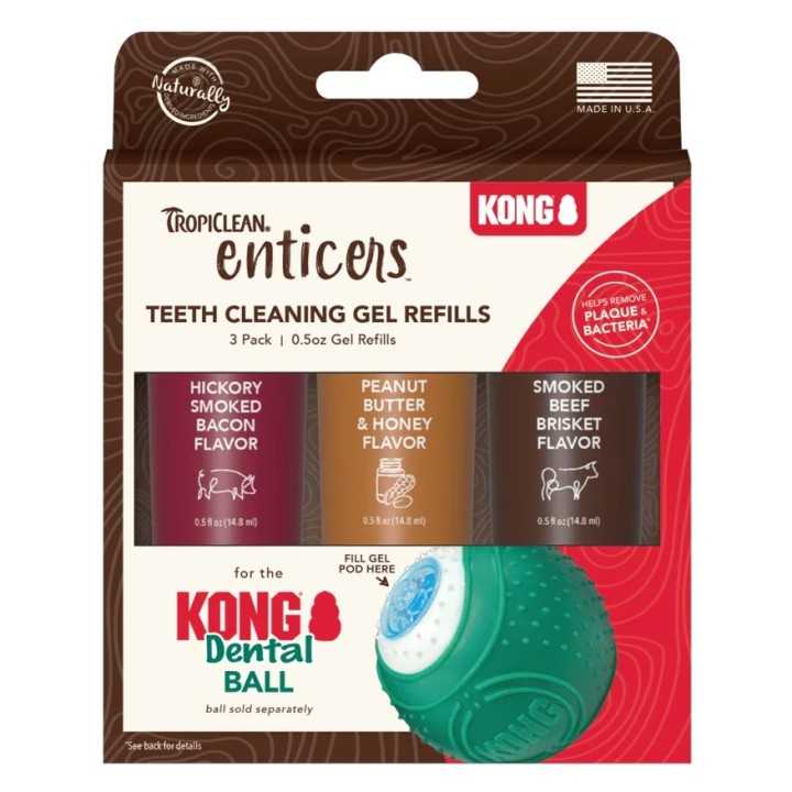 Kong Gel Pulizia Denti Per Dental Ball