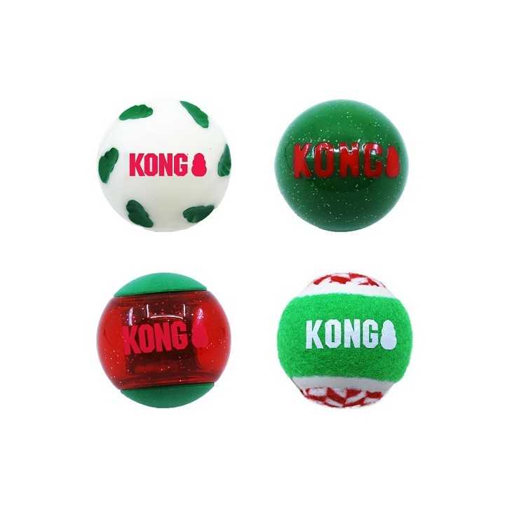 Kong Holiday Occasions Balls 4 Pz.