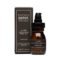 NO. 505 Conditioning Beard Oil (.LETHER & WOOD.) 30ml - Depot