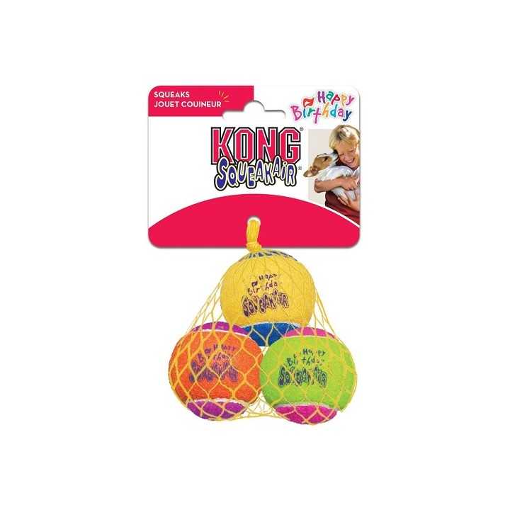 Kong Squeakair Birthday Ball Tg. Medium 3 Pz.