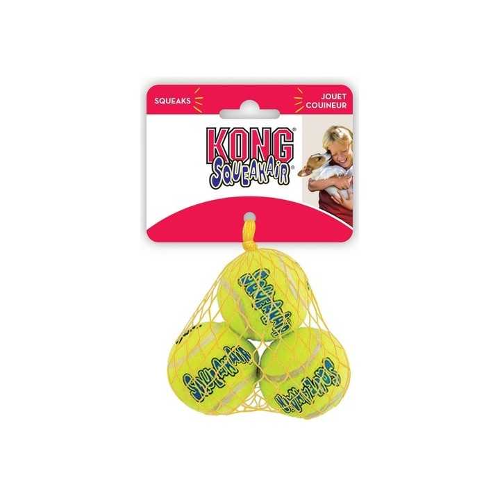 Kong Squeakair Tennis Balls Tg. X-Small 3 Pz.