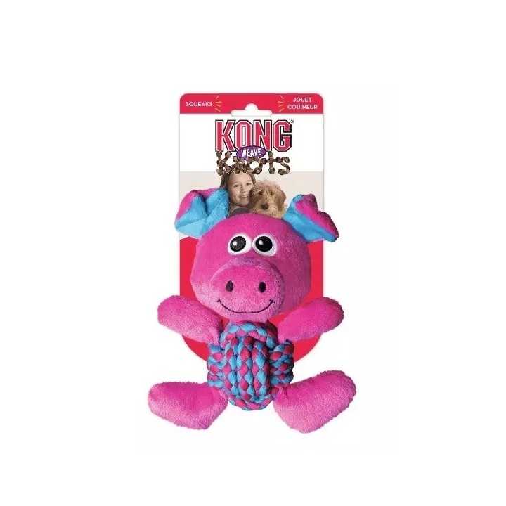Kong Weave Knots Pig