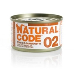 Natural Code 02 Pollo & Gamberetti 85 Gr.