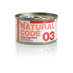 Natural Code 03 Pollo & Salmone 85 Gr.