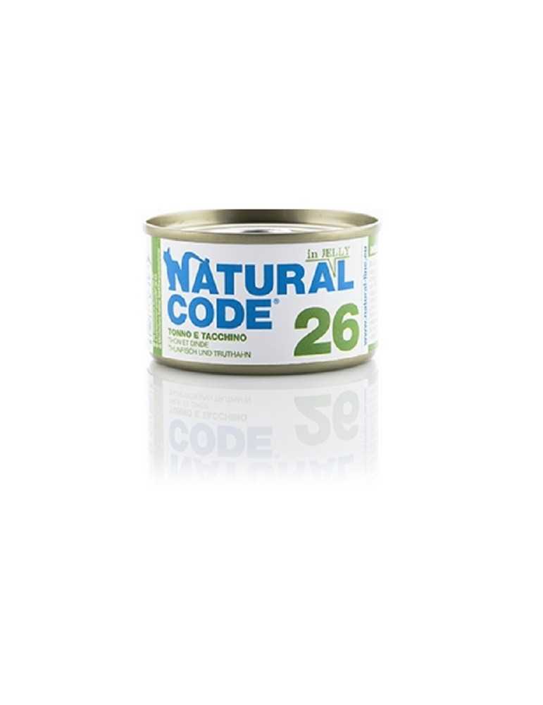 Natural Code 26 Tonno & Tacchino In Jelly 85 Gr.