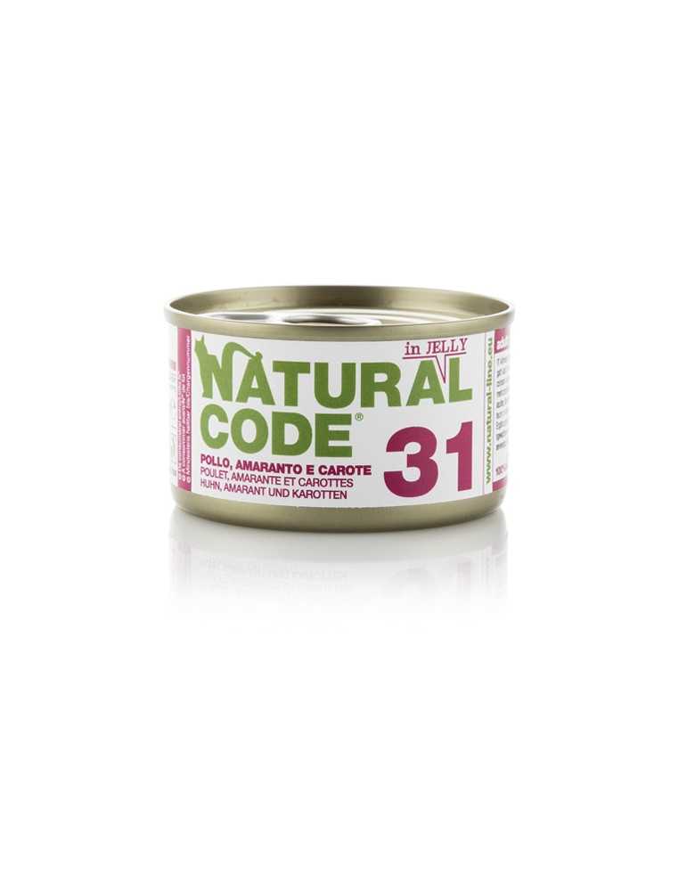 Natural Code 31 Pollo Con Amaranto & Carote In Jelly 85 Gr.