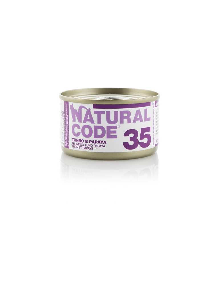 Natural Code 35 Tonno & Papaya 85 Gr.