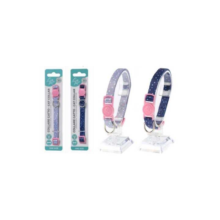 Leopet Collare "Pois Double" 1 X 20-35 Cm.