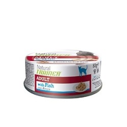 Natural Trainer Adult Bocconcini In Pate' Pesce 80 Gr.