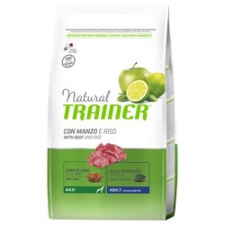 Natural Trainer Maxi Adult Manzo & Riso 12 Kg.