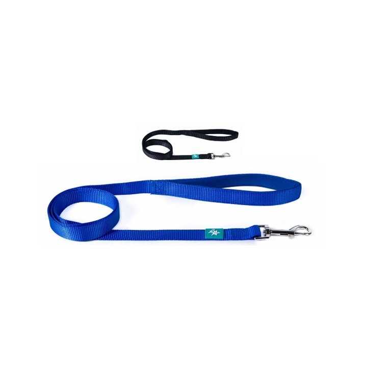 Leopet Guinzaglio In Nylon Tg. M (120 X 2 Cm.) Nero