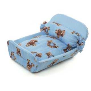 Leopet Lettino Culla Baby Bear Celeste (45 X 60 Cm.)