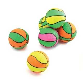 Leopet Palla Basket In Gomma Diam. 7,5 Cm.