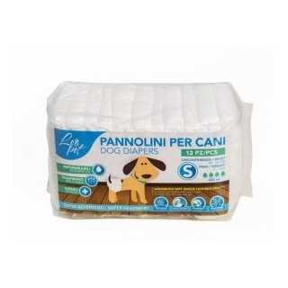 Leopet Pannolini A Fascia Per Cani Maschi Tg. S 12 Pz.