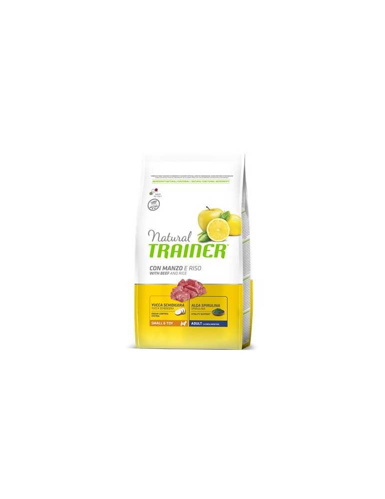 Natural Trainer Small & Toy Adult Manzo & Riso 800 Gr.