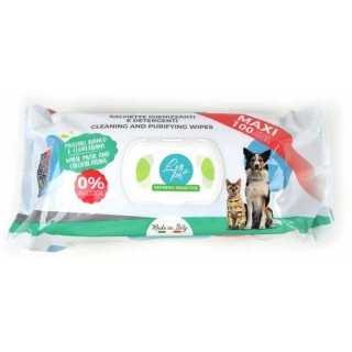 Leopet Salviette Igienizzanti Muschio Bianco & Clorexidina 100 Pz.