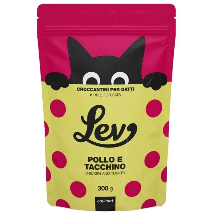 Lev Cat Adult Pollo & Tacchino 300 Gr.