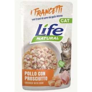 Life Cat Busta Trancetti Pollo Con Prosciutto 55 Gr.
