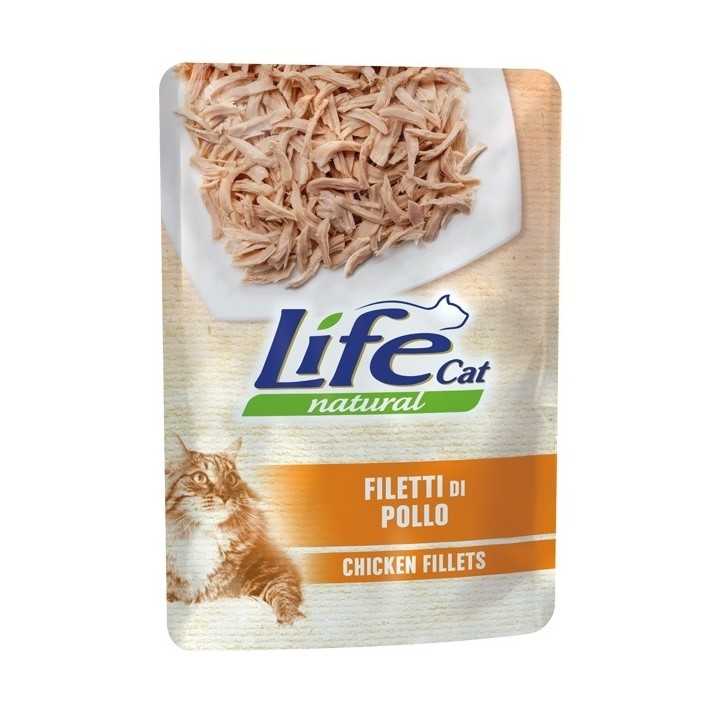 Life Cat Natural Busta Filetti Di Pollo 70 Gr.
