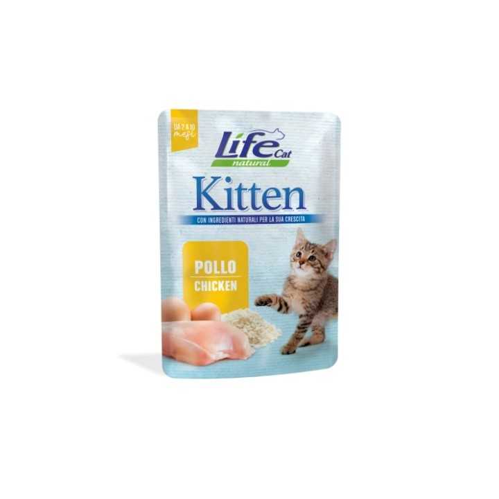 Life Cat Natural Busta Kitten Pollo 70 Gr.