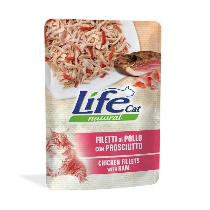 Life Cat Natural Busta Pollo Con Prosciutto 70 Gr.