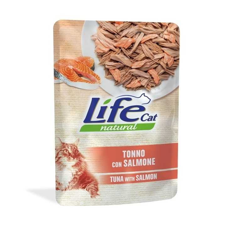 Life Cat Natural Busta Tonno Con Salmone 70 Gr.