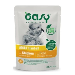 Oasy Cat Bocconcini In Salsa Adult Hairball 85 Gr.