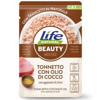 Life Cat Natural Mousse Beauty Tonnetto & Olio Di Cocco 70 Gr.