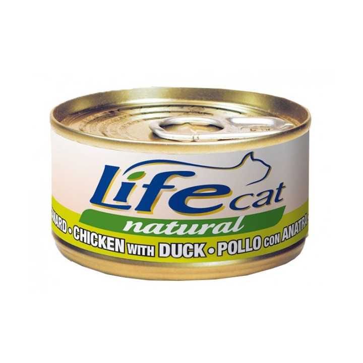Life Cat Natural Pollo Con Anatra 85 Gr.