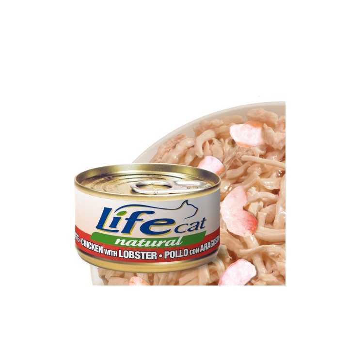 Life Cat Natural Pollo Con Aragosta 85 Gr.