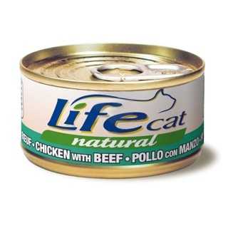 Life Cat Natural Pollo Con Manzo 85 Gr.