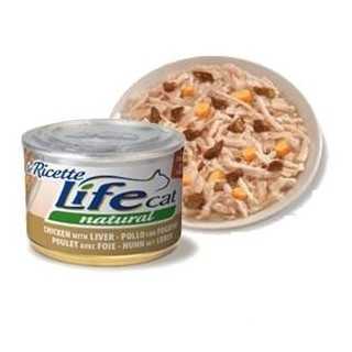 Life Cat Natural Ricette Pollo Con Fegatini 150 Gr.