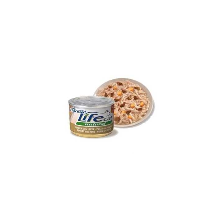 Life Cat Natural Ricette Pollo Con Fegatini 150 Gr.