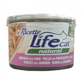 Life Cat Natural Ricette Pollo Con Prosciutto Di Pollo & Fagiolini 150 Gr.