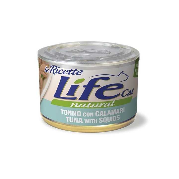 Life Cat Natural Ricette Tonno Con Calamari 150 Gr.