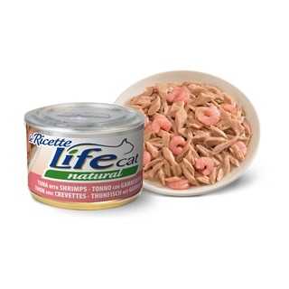 Life Cat Natural Ricette Tonno Con Gamberetti 150 Gr.