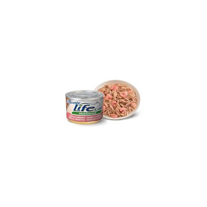 Life Cat Natural Ricette Tonno Con Gamberetti 150 Gr.