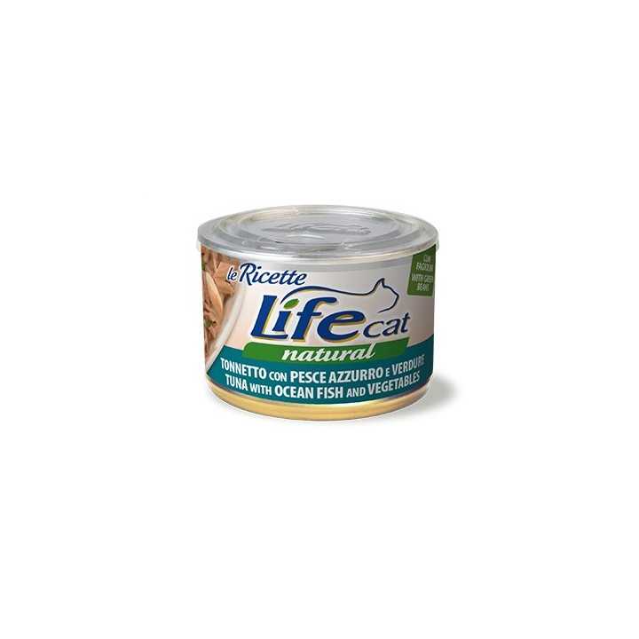 Life Cat Natural Ricette Tonno Con Pesce Azzurro 150 Gr.