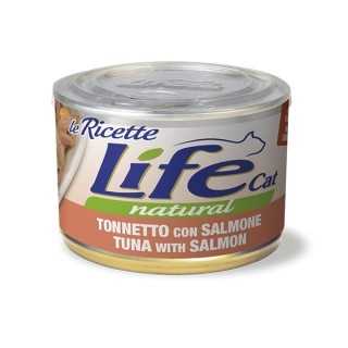 Life Cat Natural Ricette Tonno Con Salmone 150 Gr.