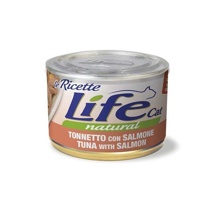 Life Cat Natural Ricette Tonno Con Salmone 150 Gr.