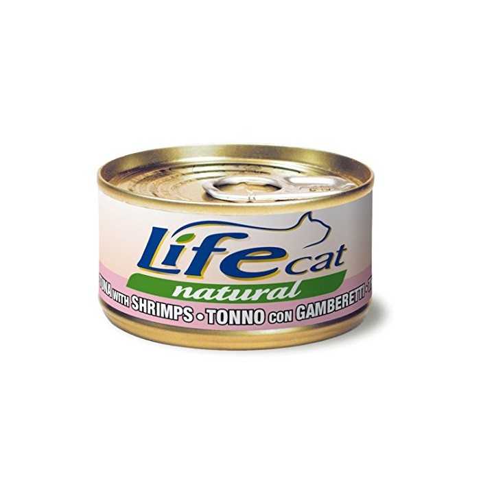 Life Cat Natural Tonno Con Gamberetti 85 Gr.