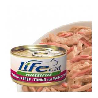 Life Cat Natural Tonno Con Manzo 85 Gr.