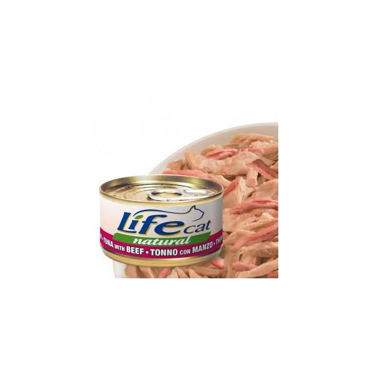 Life Cat Natural Tonno Con Manzo 85 Gr.