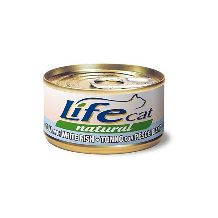 Life Cat Natural Tonno Con Pesce Bianco 85 Gr.