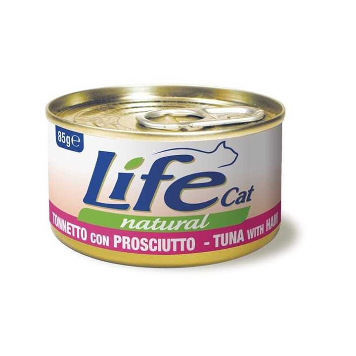 Life Cat Natural Tonno Con Prosciutto 85 Gr.