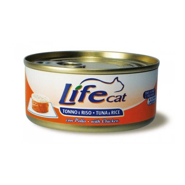 Life Cat Natural Tonno Con Riso & Pollo 170 Gr.