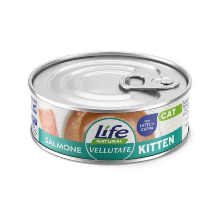 Life Cat Vellutate - Kitten Salmone 70 Gr.