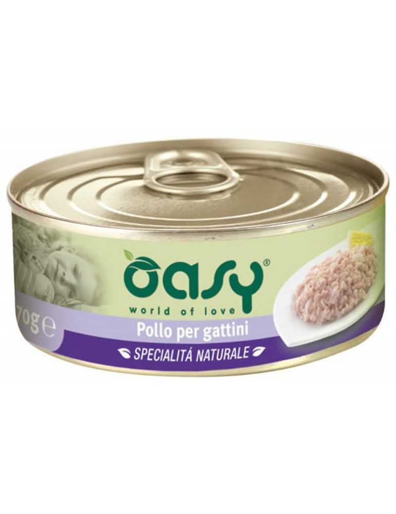 Oasy Cat Specialita' Naturale Pollo Per Gattini 70 Gr.