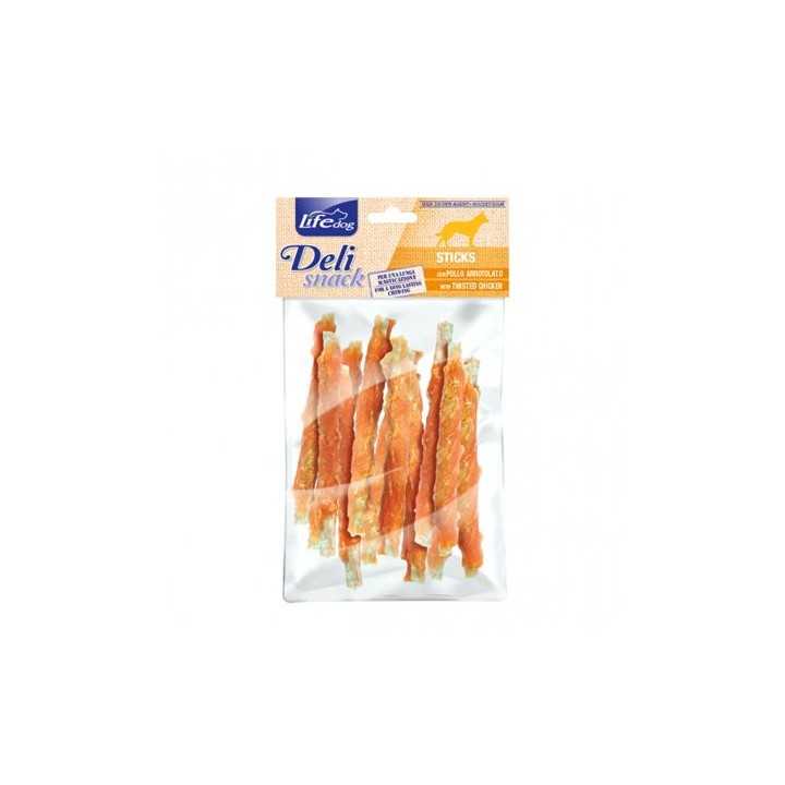Life Dog Deli Sticks Con Pollo Arrotolato 100 Gr.