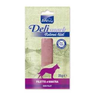 Life Dog Delisnack Filetto Anatra Bollito 25 Gr.